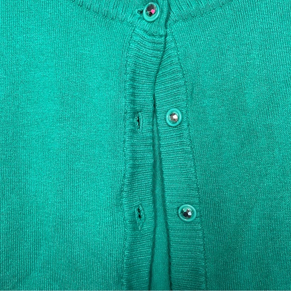 Mak Green Button Up Crop Top (Small) - Picture 4 of 5